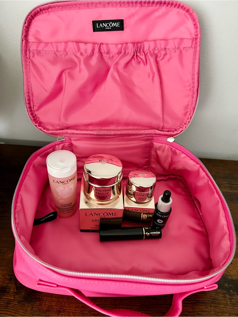 Lancome Absolue Skincare Set with Cosmetic Bag